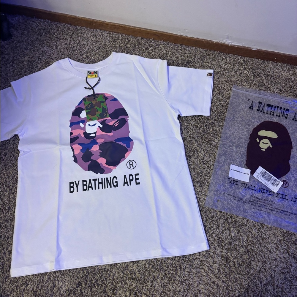 WHITE/PURPLE ABC DOT CAMO
BY BATHING APE TEESHIRT